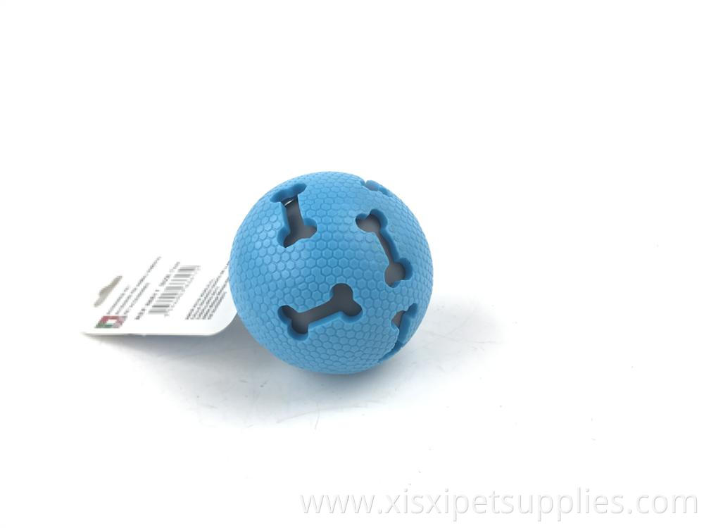 Ball toy pet chew rubber dog toy durable dog chew pet toys bouncing ball seven color